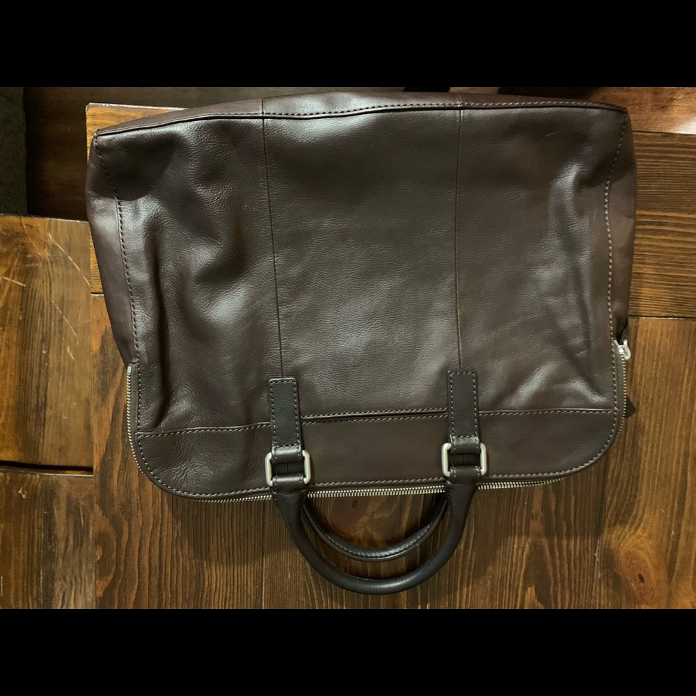 100% Genuine Leather Fossil Laptop Bag